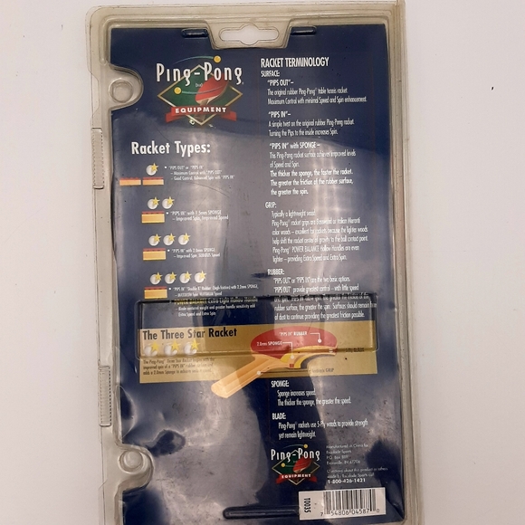 Ping Pong Tournament Racket w/King Pong Oversize Balls - Picture 3 of 8